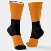 Chaussette Chaussettes de blocs de couleur - orange (Angulaire)