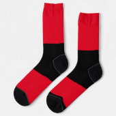 Chaussette Chaussettes de blocs de couleur - Rouge (Gauche)