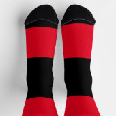 Chaussette Chaussettes de blocs de couleur - Rouge (Haut)