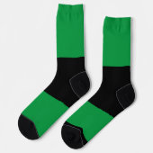 Chaussette Chaussettes de blocs de couleur - Vert (Gauche)
