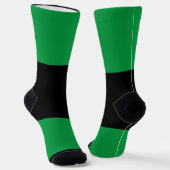Chaussette Chaussettes de blocs de couleur - Vert (Angulaire)