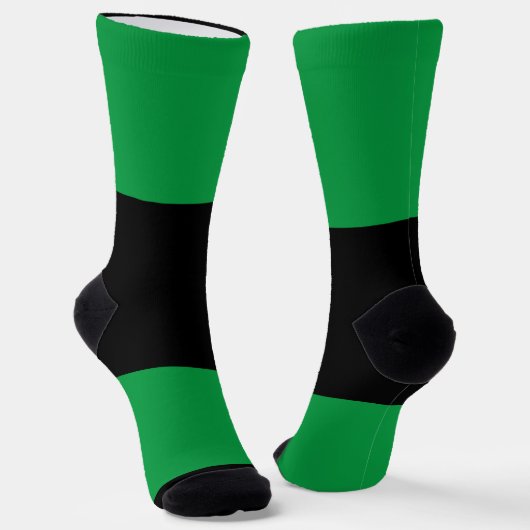 Chaussette Chaussettes de blocs de couleur - Vert (Angulaire)