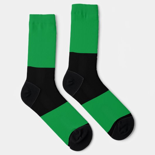 Chaussette Chaussettes de blocs de couleur - Vert (Droite)