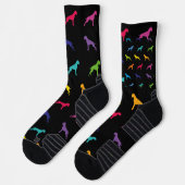 Chaussette Chaussettes de boîte Motif arc-en-ciel (Gauche)