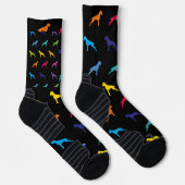 Chaussette Chaussettes de boîte Motif arc-en-ciel (Droite)