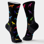 Chaussette Chaussettes de boîte Motif arc-en-ciel (Angulaire)