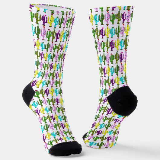 Chaussette Chaussettes de cactus de Noël (Angulaire)