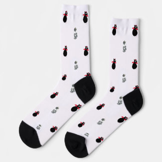 Chaussette Chaussettes de chat ange vs diable