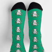 Chaussette Chaussettes de chat mignonnes avec Coeurs - Cadeau (Haut)
