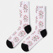 Chaussette Chaussettes de chat mignonnes avec Coeurs - Cadeau (Gauche)