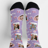 Chaussette Chaussettes de chat personnalisées avec photo - An (Haut)