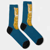 Chaussette Chaussettes de chat Punkin Orange Tabby (Droite)