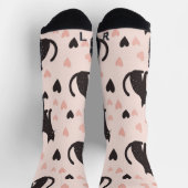 Chaussette Chaussettes de chat rose doux (Haut)