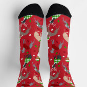 Chaussette Chaussettes de chien de Noël italiennes Greyhound (Haut)