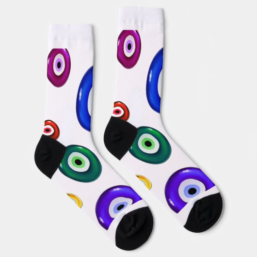 Chaussette Chaussettes de conception des yeux malveillants (Droite)