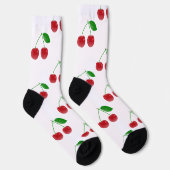 Chaussette Chaussettes de conception personnalisée Cerises HA (Droite)