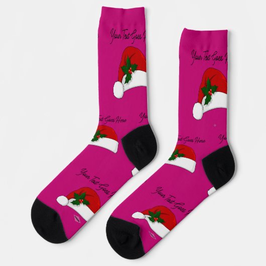 Chaussette Chaussettes de conception personnalisées chapeau d (Gauche)