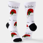 Chaussette Chaussettes de conception personnalisées chapeau d (Angulaire)