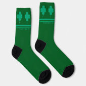 Chaussette Chaussettes de crew de golf pour la St. Patrick (Droite)