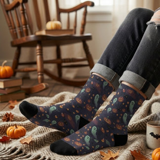 Chaussette Chaussettes de crew Halloween durables effrayantes