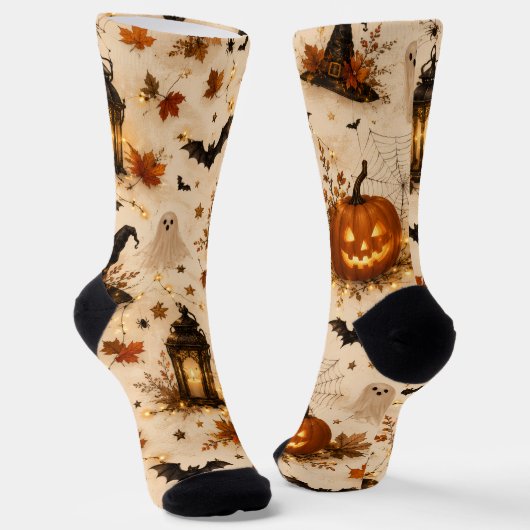Chaussette Chaussettes de crew Halloween mignonnes (Angulaire)