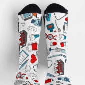 Chaussette Chaussettes de crue à impression médicale unique (Haut)