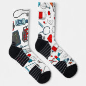 Chaussette Chaussettes de crue à impression médicale unique (Droite)