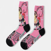 Chaussette Chaussettes de dame magnifiques  (Gauche)