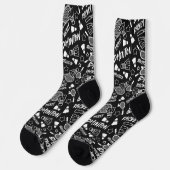 Chaussette Chaussettes de design athlétique de badminton (Gauche)