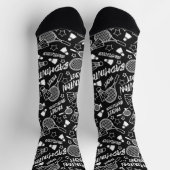 Chaussette Chaussettes de design athlétique de badminton (Haut)