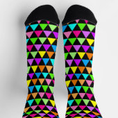 Chaussette Chaussettes de design triangle aux couleurs arc-en (Haut)