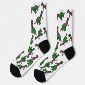 Chaussette Chaussettes de dinosaure froide (Gauche)