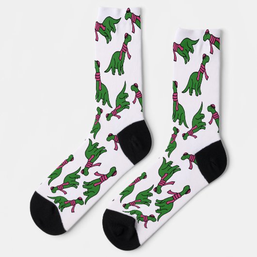 Chaussette Chaussettes de dinosaure froide (Gauche)