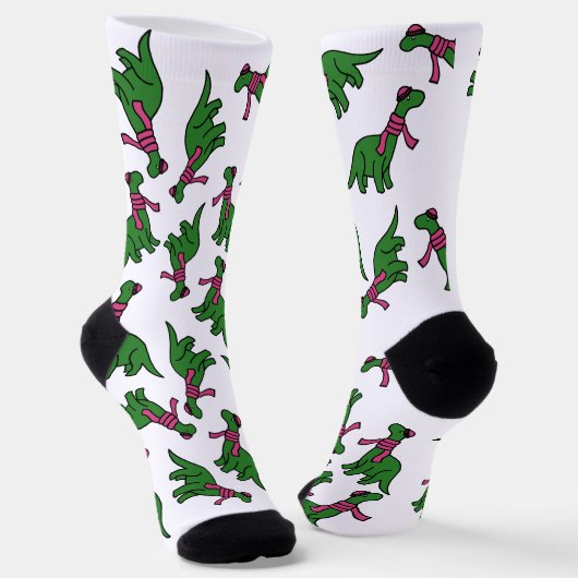 Chaussette Chaussettes de dinosaure froide (Angulaire)