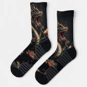 Chaussette Chaussettes de dragon (Gauche)