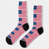 Chaussette Chaussettes de drapeau des États-Unis (Gauche)