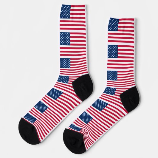Chaussette Chaussettes de drapeau des États-Unis (Gauche)