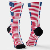 Chaussette Chaussettes de drapeau des États-Unis (Angulaire)