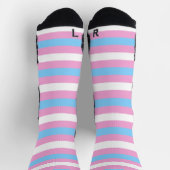 Chaussette Chaussettes de drapeau FIDE transgenre (Haut)