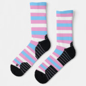 Chaussette Chaussettes de drapeau FIDE transgenre (Gauche)