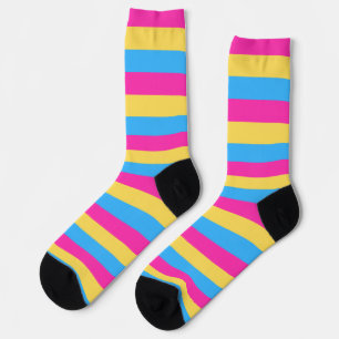 Chaussette Chaussettes de drapeau Pansexual PRIDE