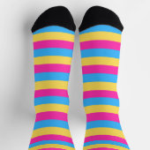 Chaussette Chaussettes de drapeau Pansexual PRIDE (Haut)