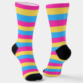 Chaussette Chaussettes de drapeau Pansexual PRIDE (Angulaire)