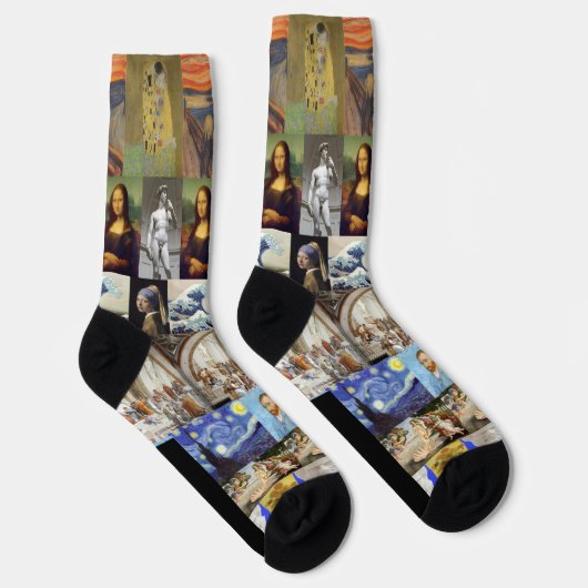 Chaussette Chaussettes de équipage améliorées Musée d'art (Droite)