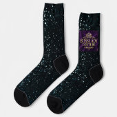Chaussette Chaussettes de équipage de couture de Dame Patronn (Gauche)
