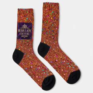 Chaussette Chaussettes de équipage de couture de Dame Patronn