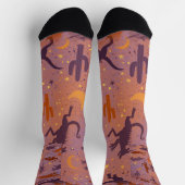 Chaussette Chaussettes de équipage de modèle de cryptide de d (Haut)