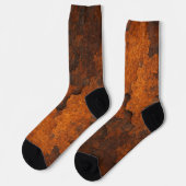 Chaussette Chaussettes de équipage de texture de rouille indu (Gauche)