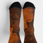 Chaussette Chaussettes de équipage de texture de rouille indu (Haut)