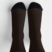 Chaussette chaussettes de équipage marron foncé Bear figdewdr (Haut)